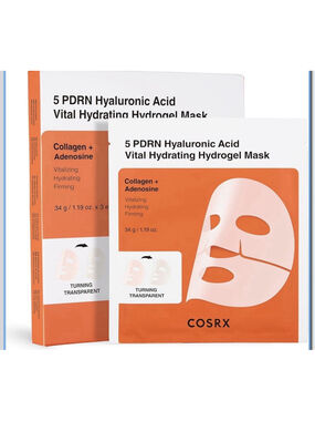 COSRX 5 PDRN Hyaluronic Acid Collagen Hydrogel sheet Mask Pack Of 2 EXP 08-2028